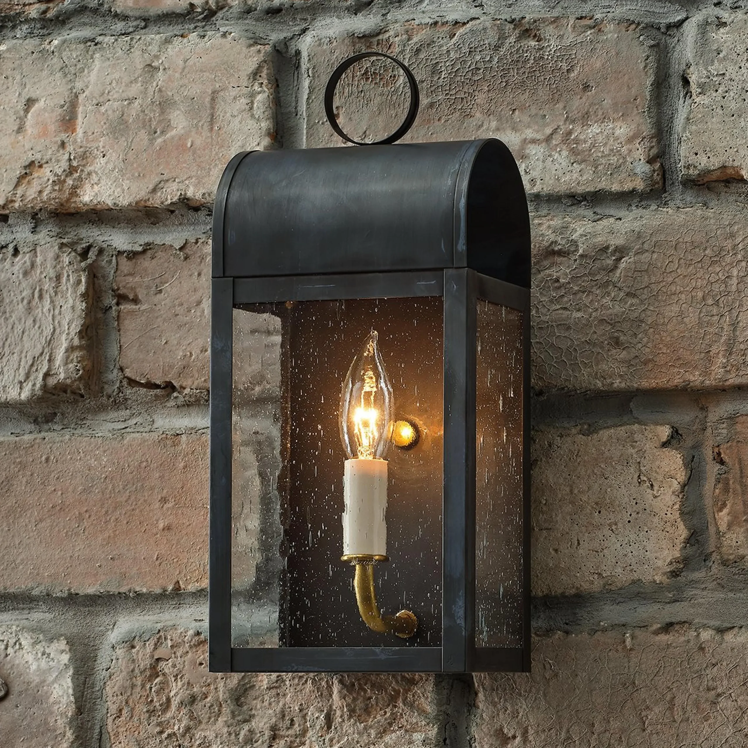 Colonial Metalcrafts Arched Outdoor Sconce - Small