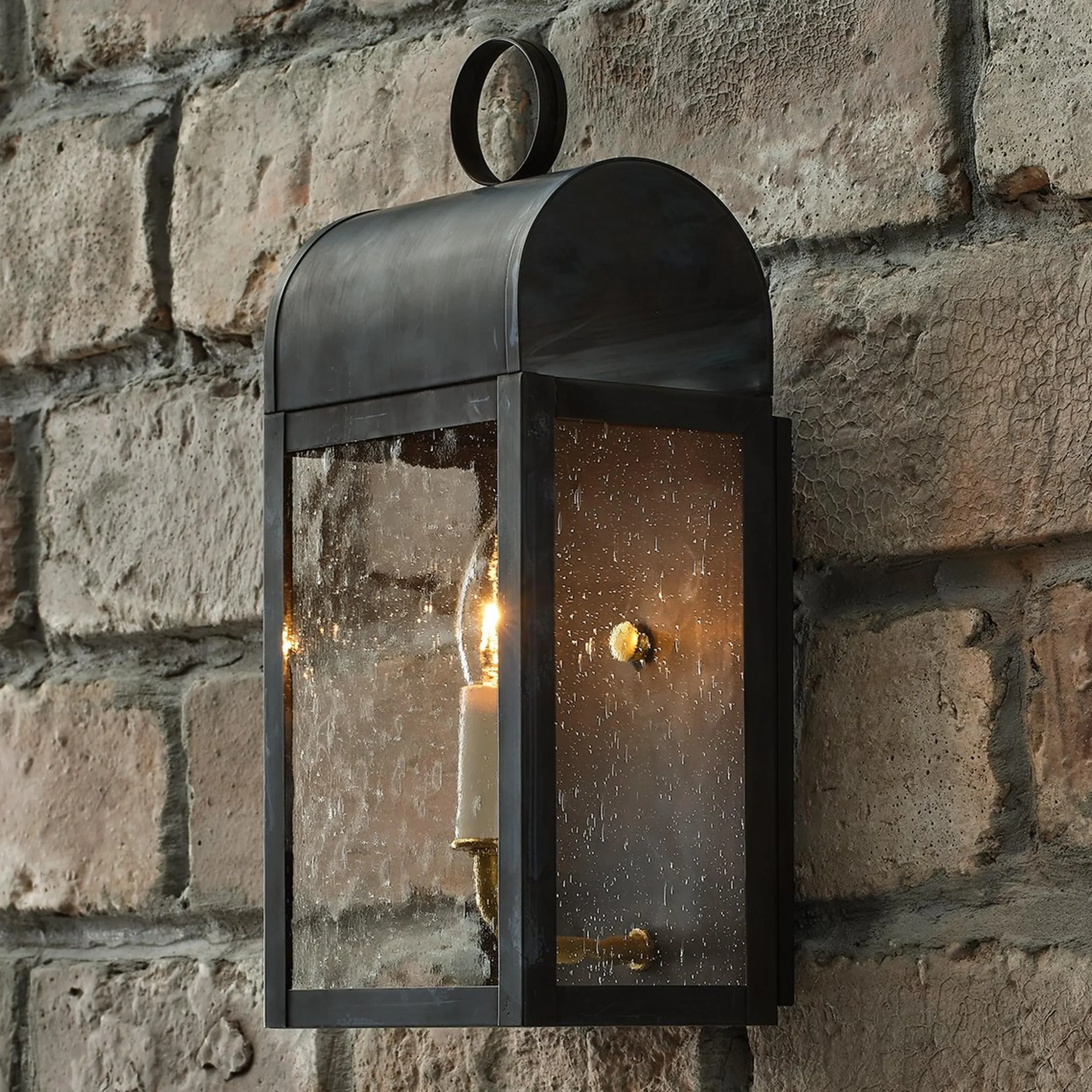 Colonial Metalcrafts Arched Outdoor Sconce - Small
