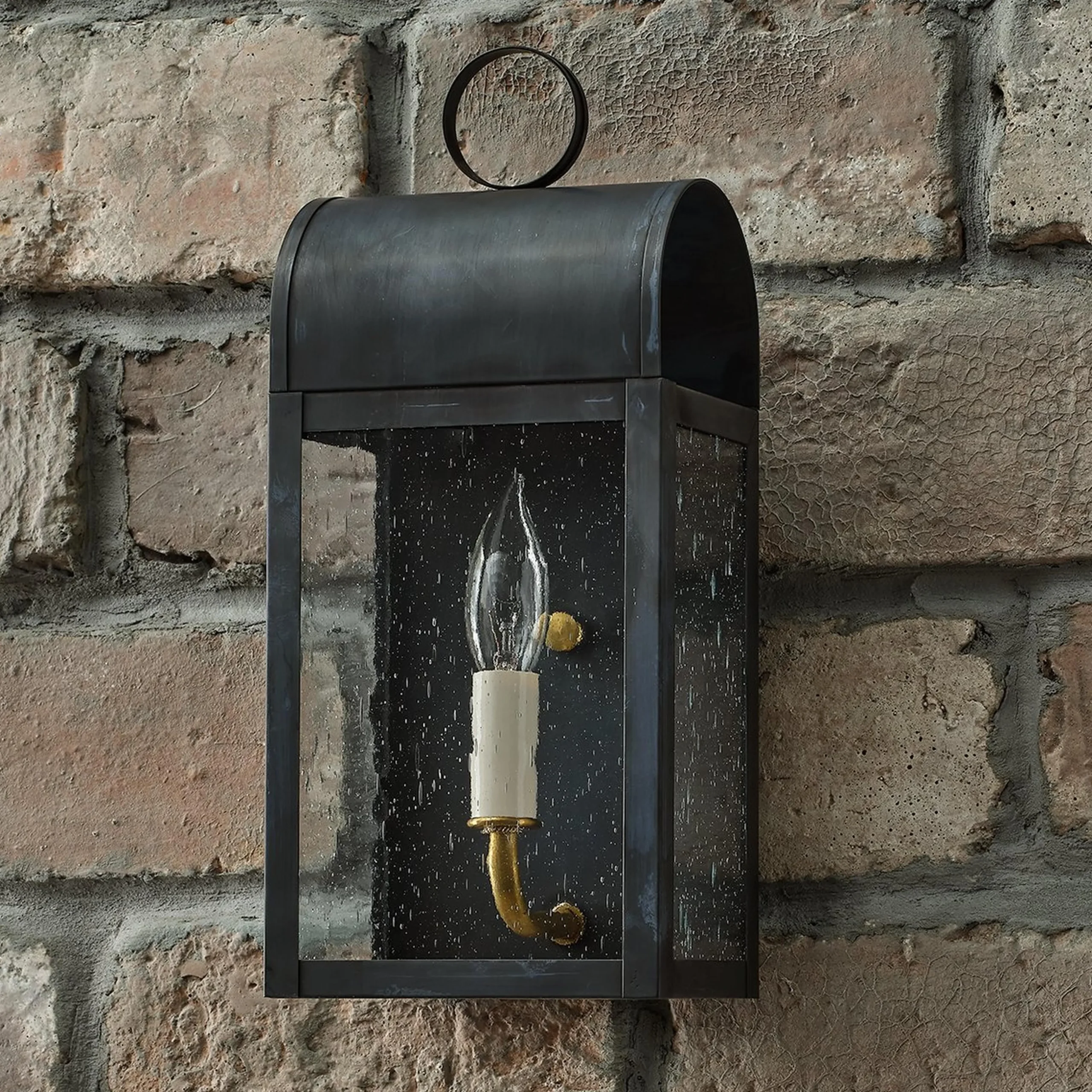 Colonial Metalcrafts Arched Outdoor Sconce - Small