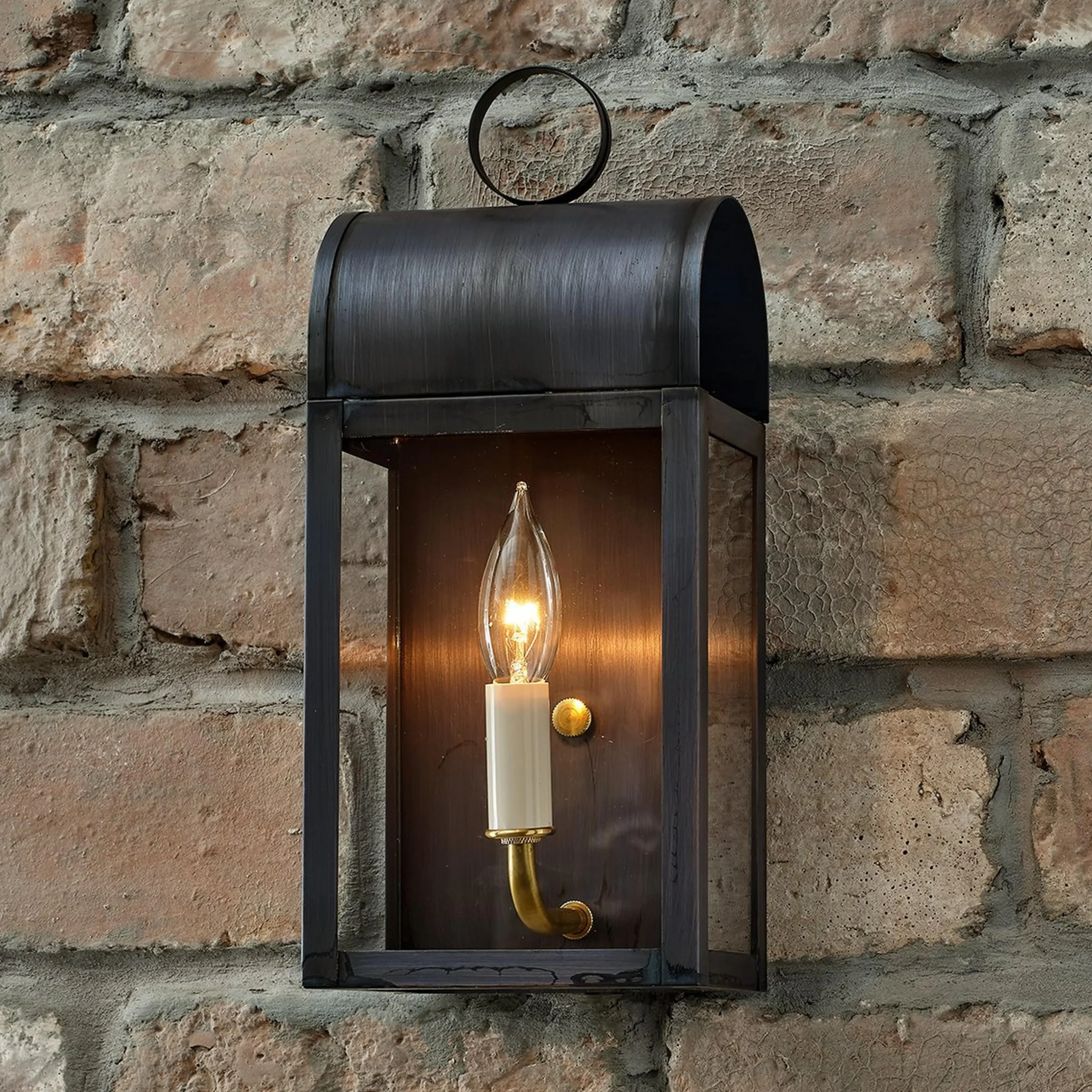 Colonial Metalcrafts Arched Outdoor Sconce - Small