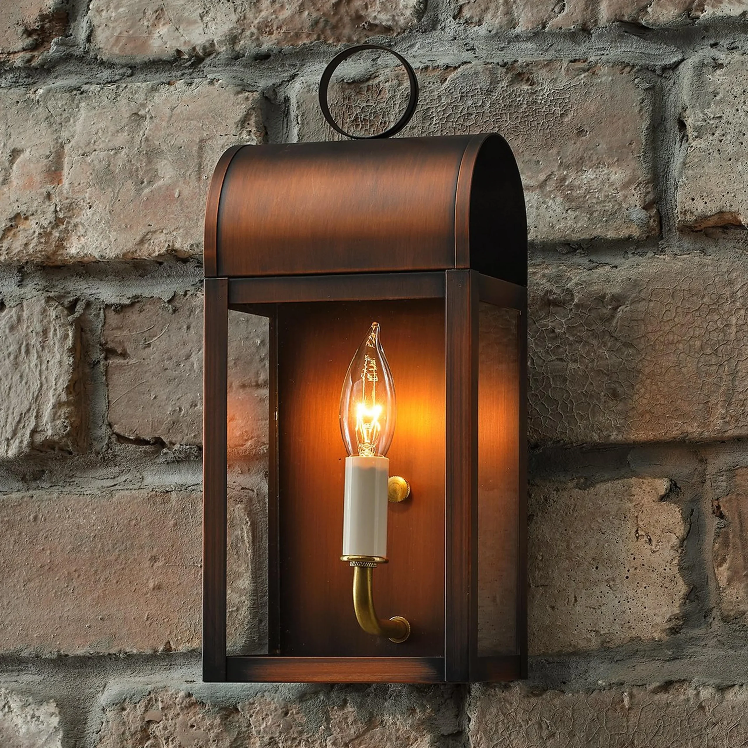 Colonial Metalcrafts Arched Outdoor Sconce - Small