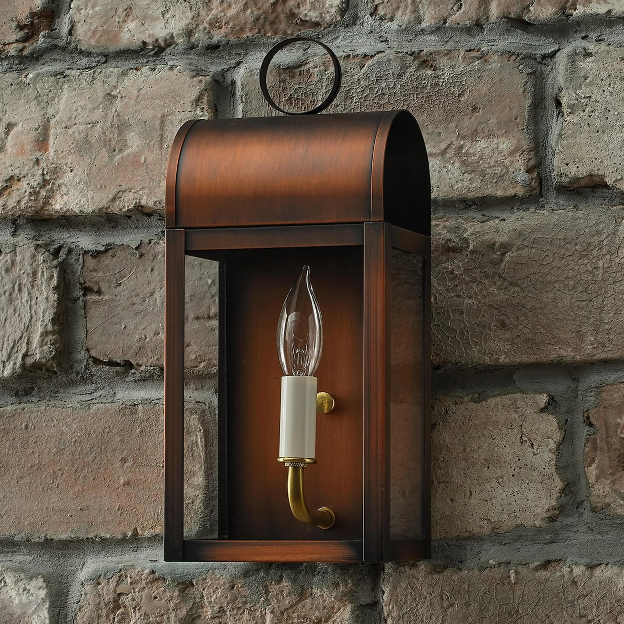 Colonial Metalcrafts Arched Outdoor Sconce - Small
