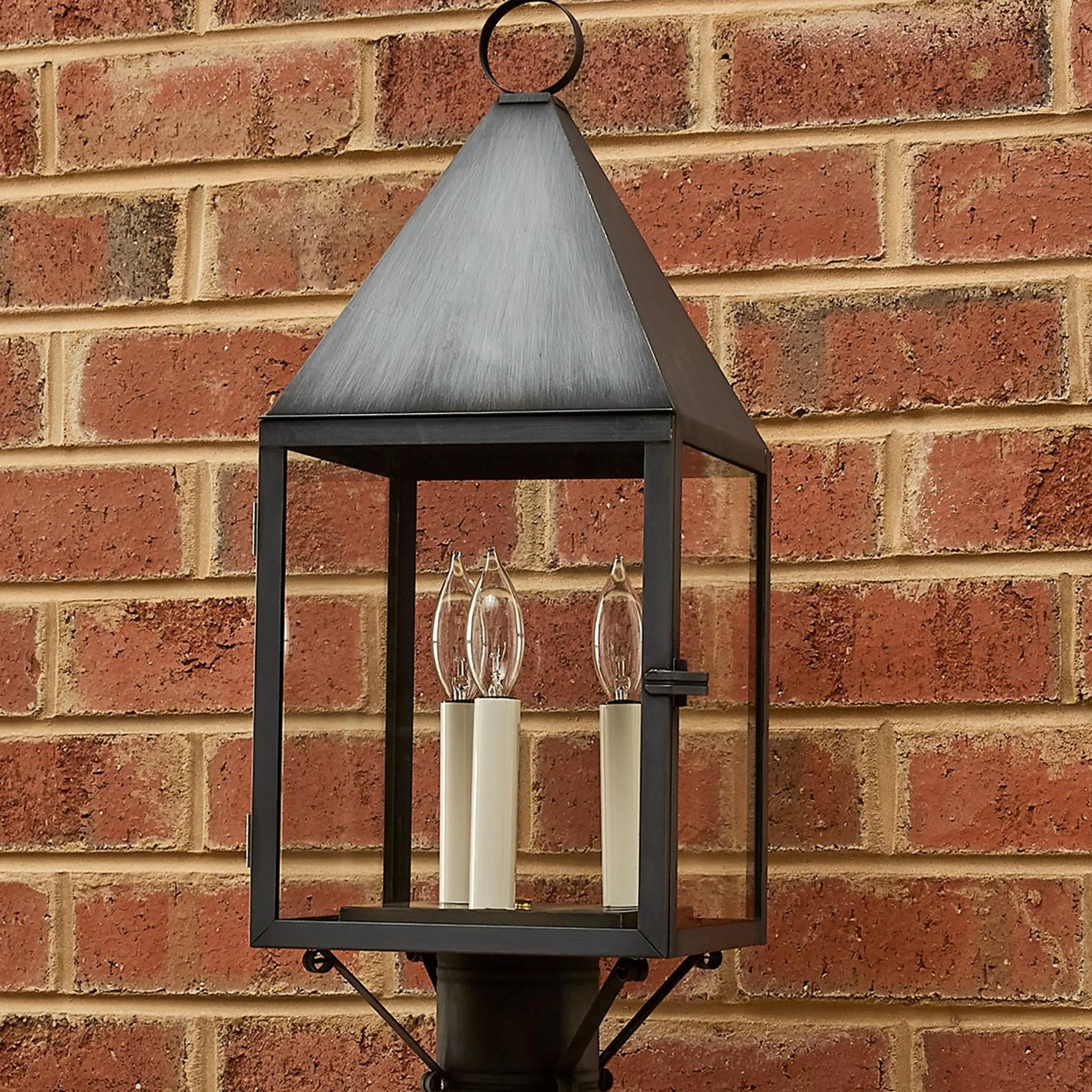 Colonial Metalcrafts Cape Outdoor Post Light