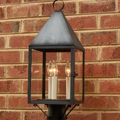 Colonial Metalcrafts Cape Outdoor Post Light