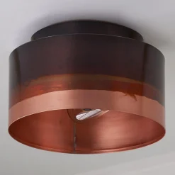 Colonial Metalcrafts Copper Ombre Ceiling Light