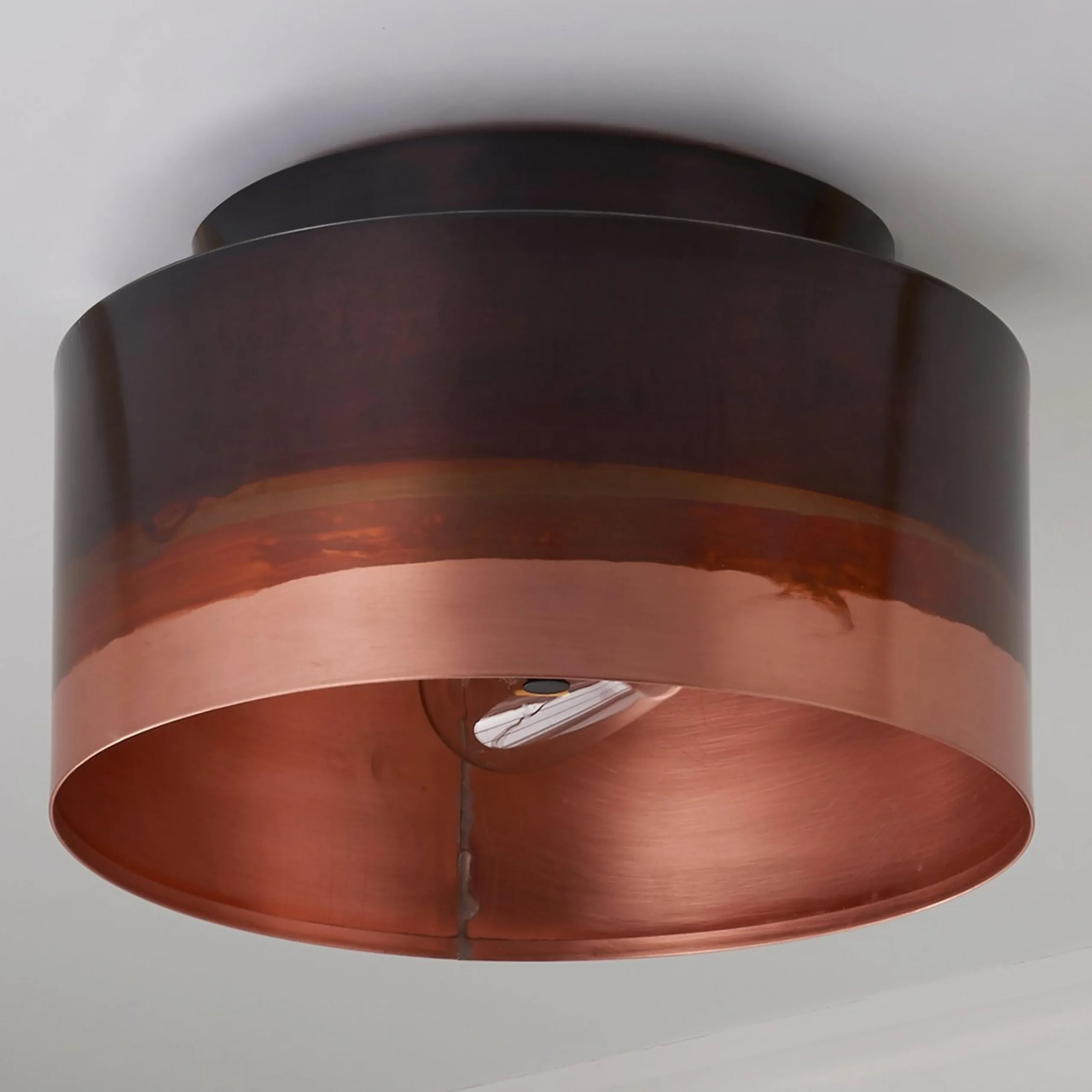 Colonial Metalcrafts Copper Ombre Ceiling Light