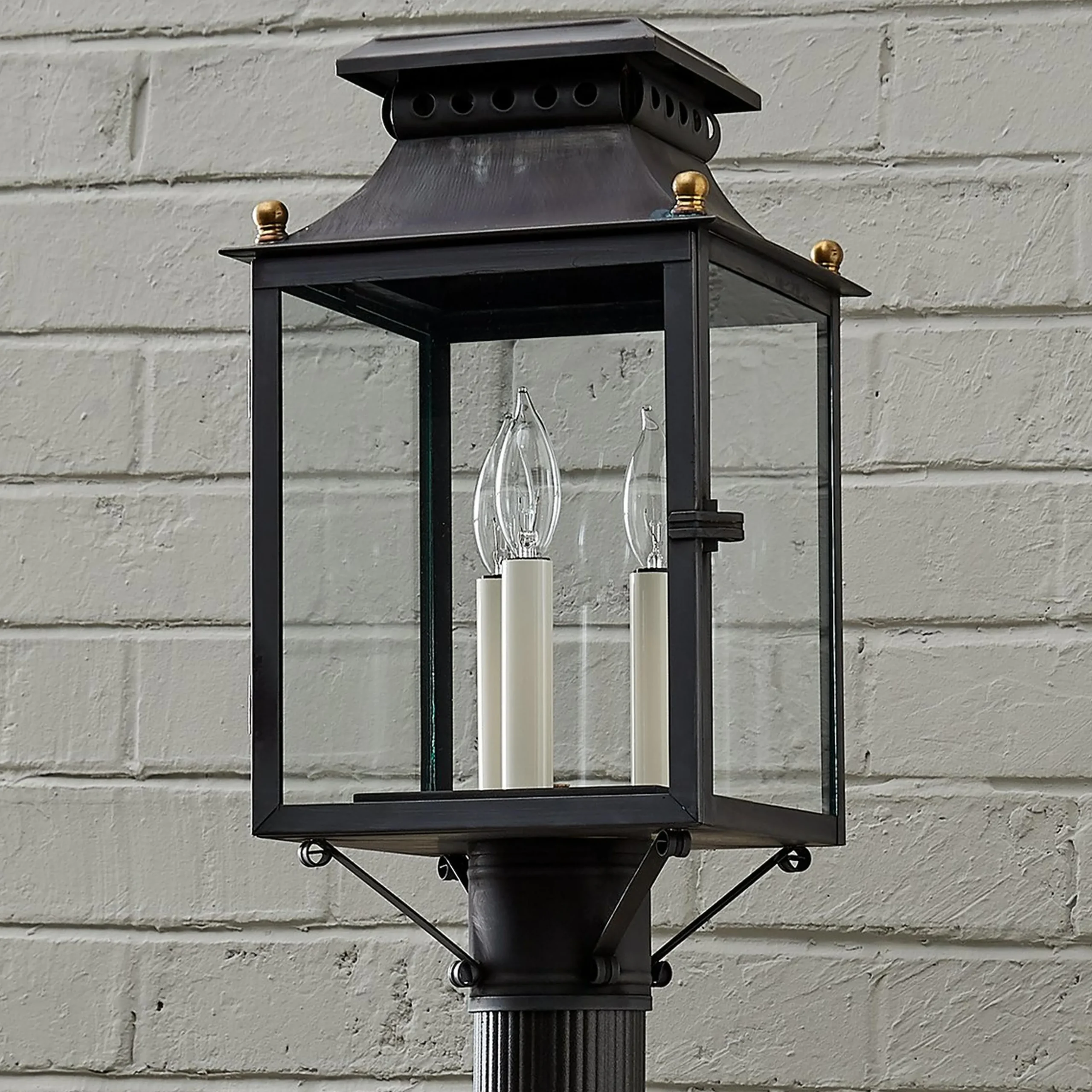 Colonial Metalcrafts Federal Outdoor Post Light