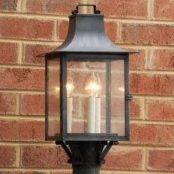 Colonial Metalcrafts Georgian Outdoor Post Light - Small