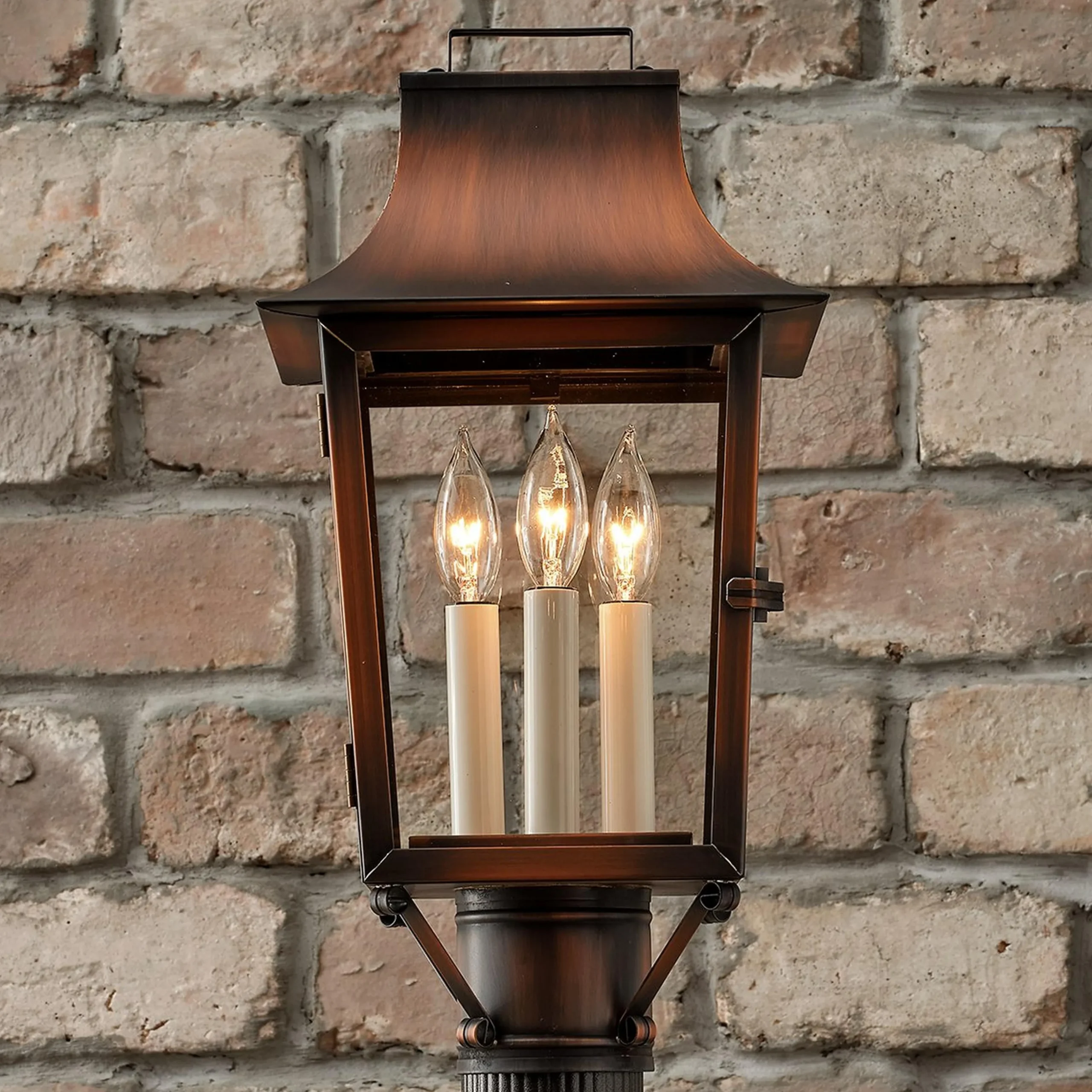 Colonial Metalcrafts Georgian Tapered Outdoor Post Light