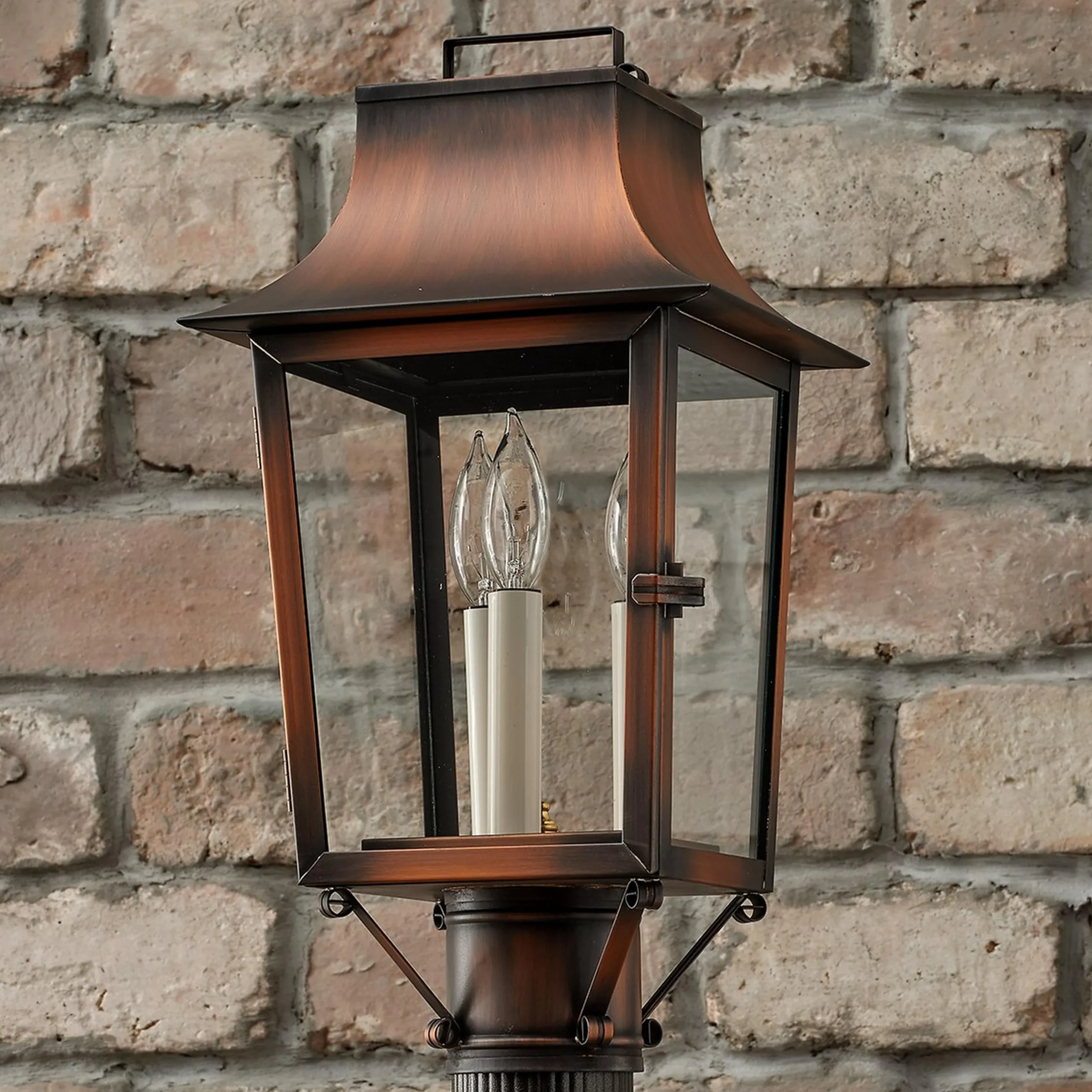 Colonial Metalcrafts Georgian Tapered Outdoor Post Light