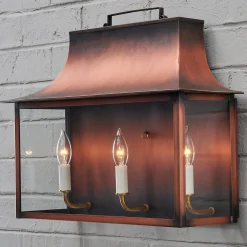 Colonial Metalcrafts Georgian Outdoor Sconce - Large