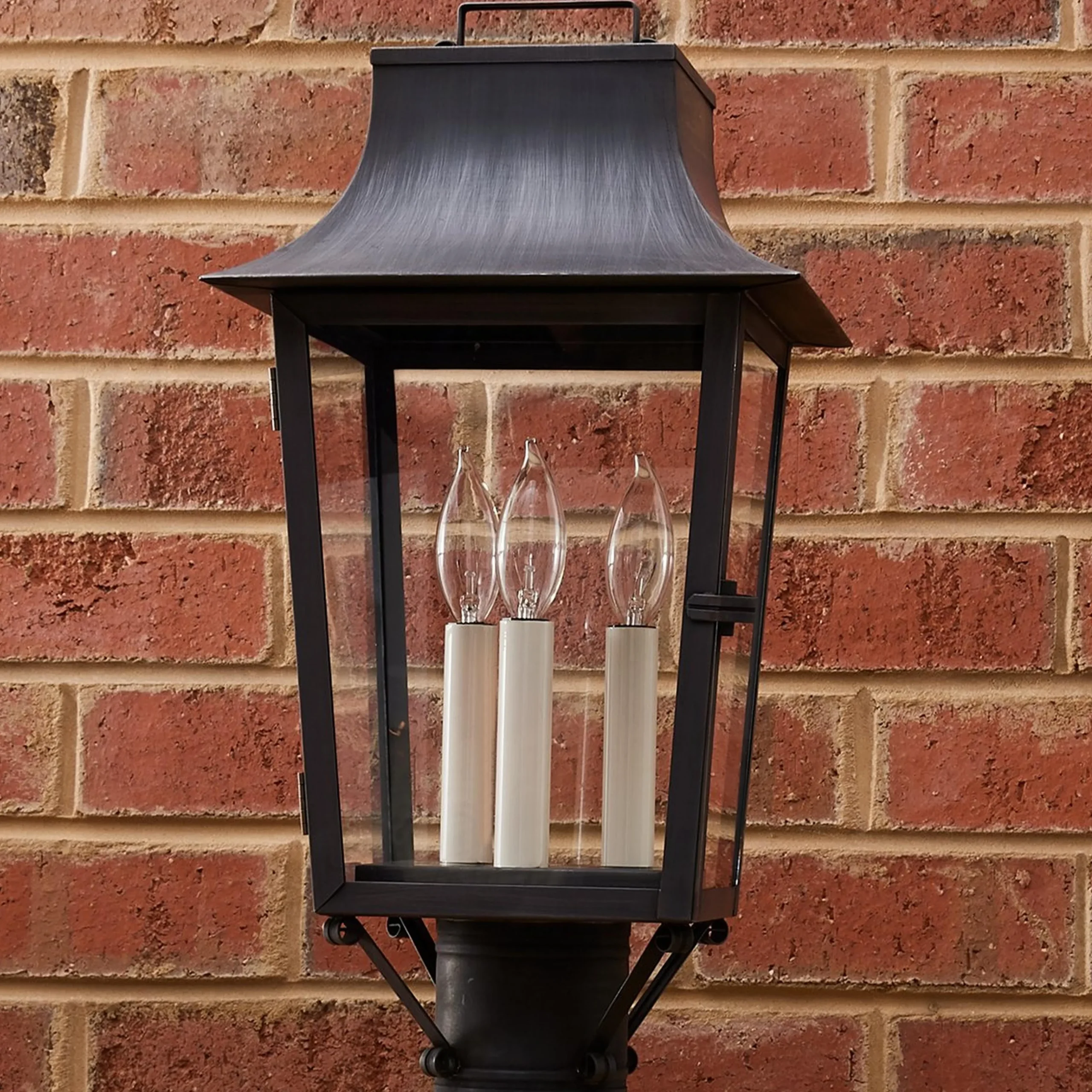 Colonial Metalcrafts Georgian Tapered Outdoor Post Light