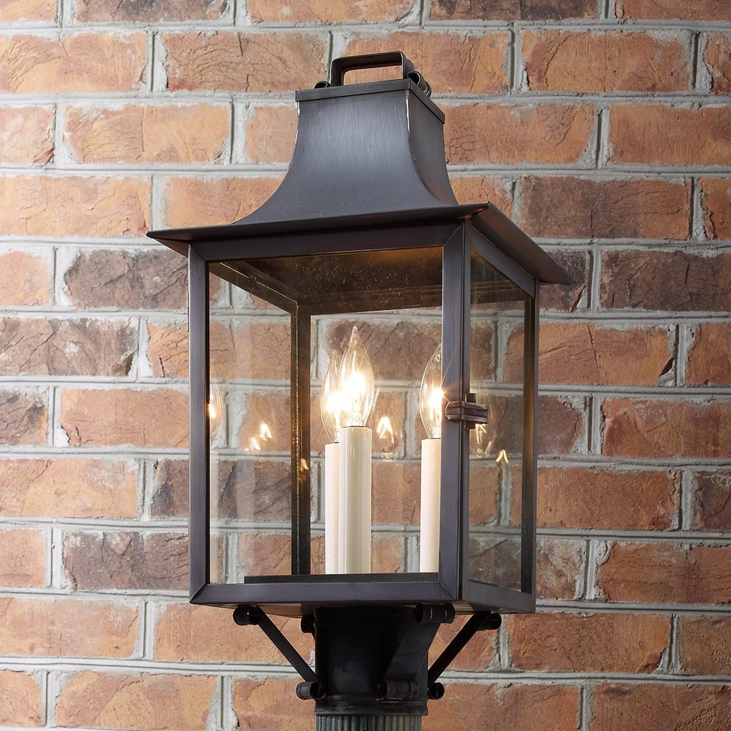 Colonial Metalcrafts Georgian Outdoor Post Light - Small