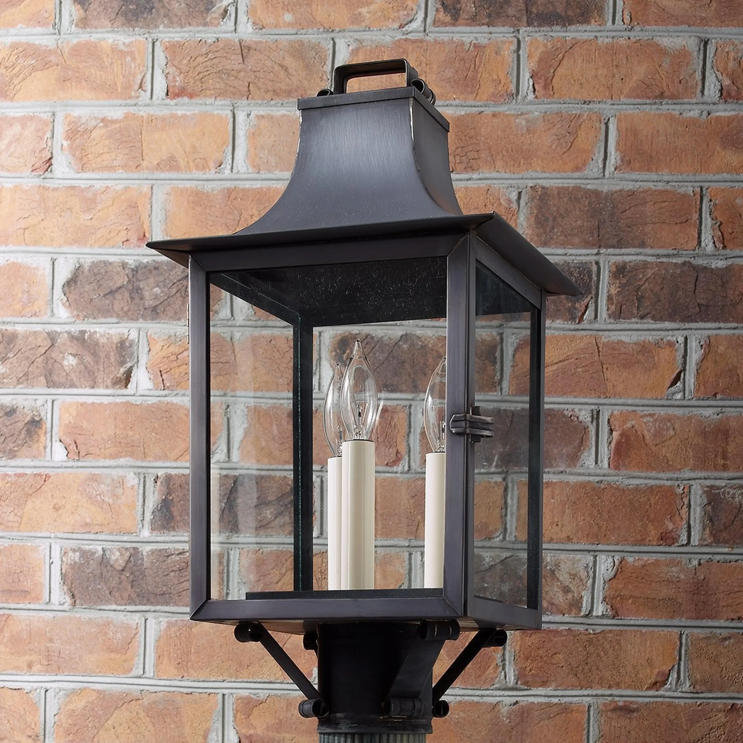 Colonial Metalcrafts Georgian Outdoor Post Light - Small