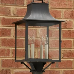 Colonial Metalcrafts Georgian Outdoor Post Light - Large