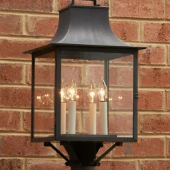 Colonial Metalcrafts Georgian Outdoor Post Light - Large
