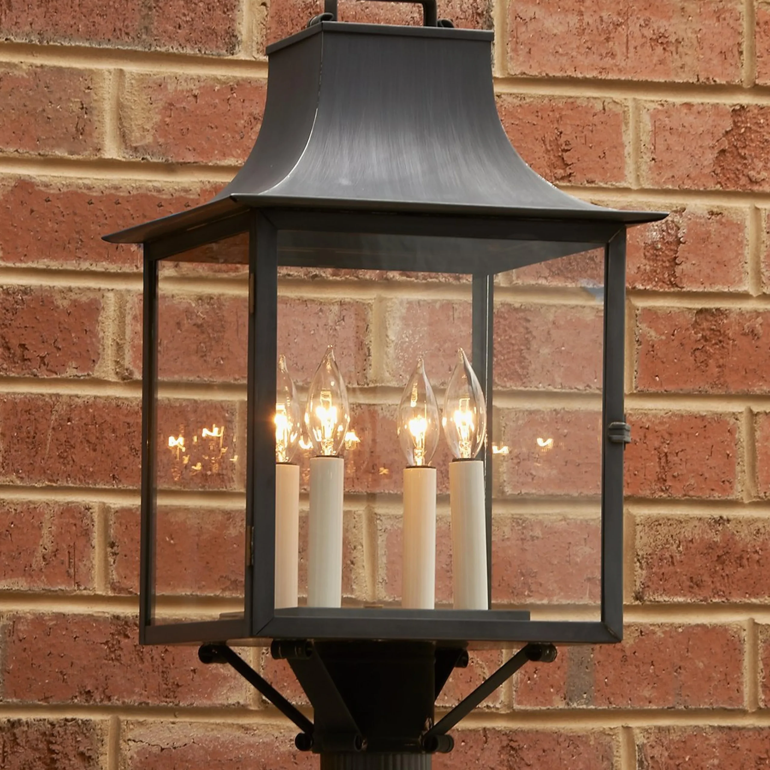 Colonial Metalcrafts Georgian Outdoor Post Light - Large