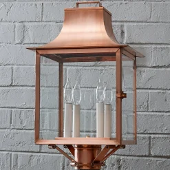 Colonial Metalcrafts Georgian Outdoor Post Light - Large