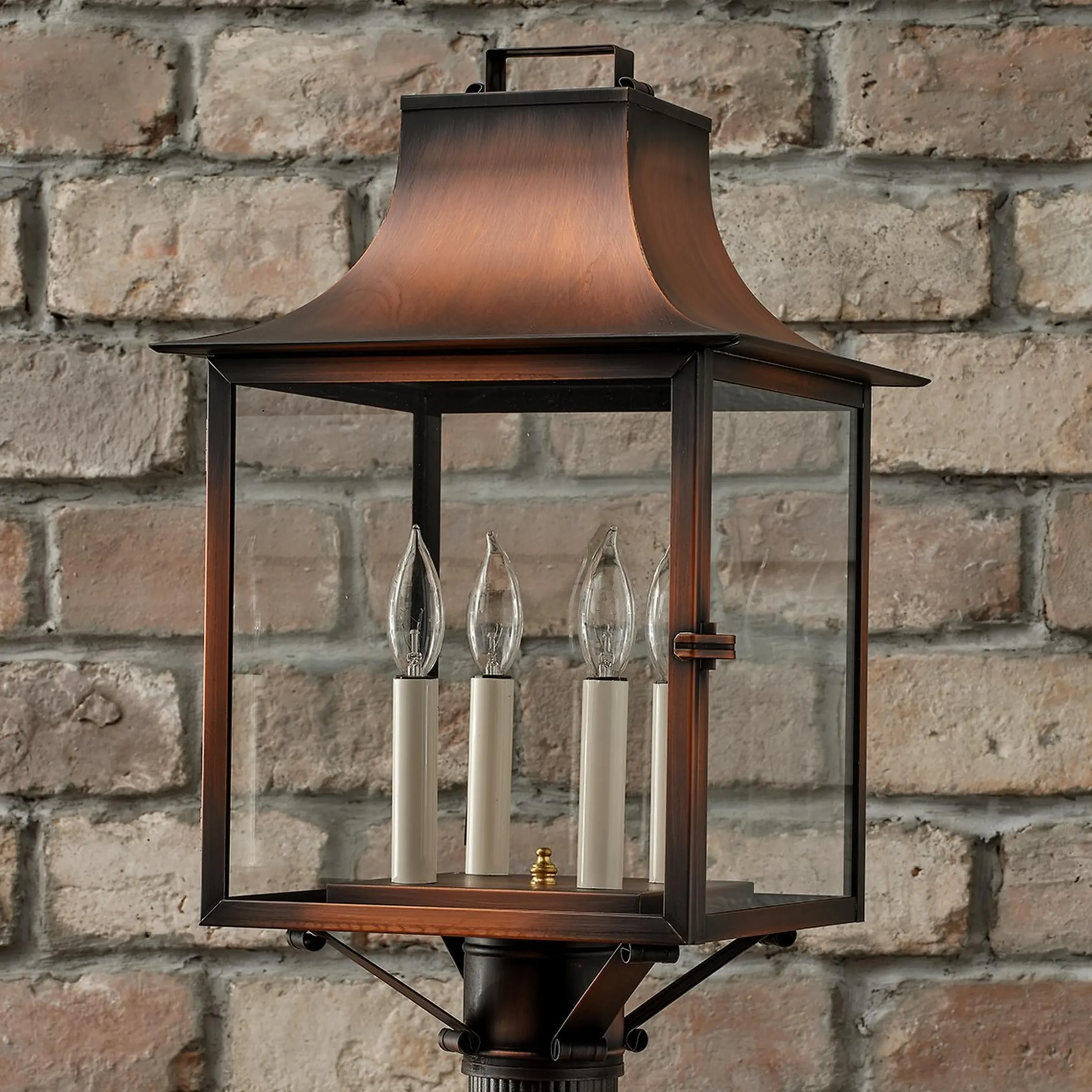 Colonial Metalcrafts Georgian Outdoor Post Light - Large