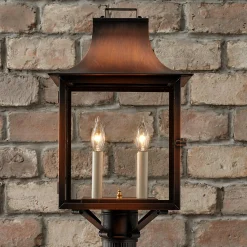 Colonial Metalcrafts Georgian Outdoor Post Light - Large