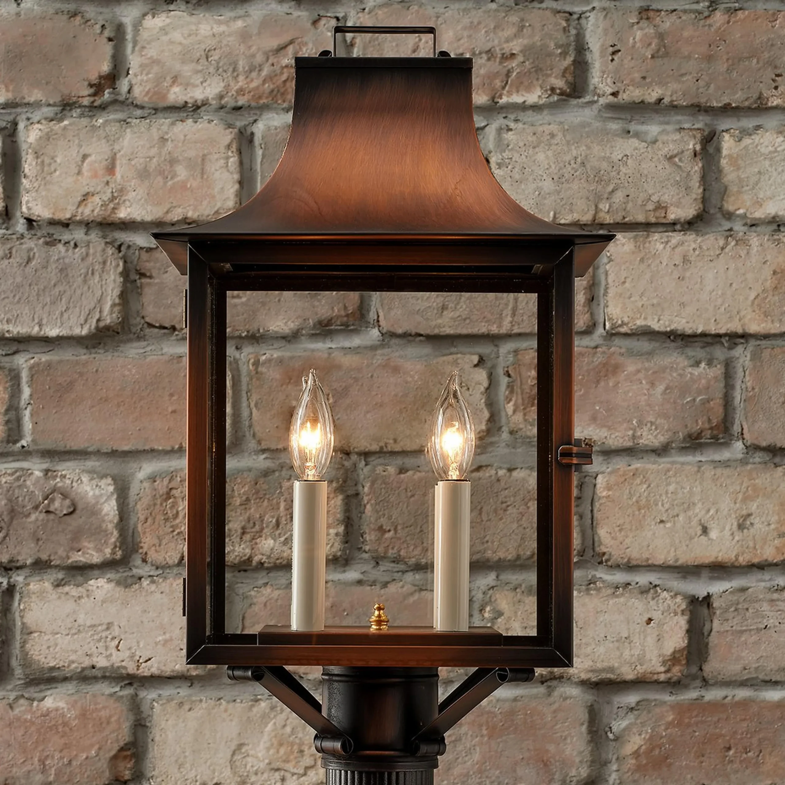 Colonial Metalcrafts Georgian Outdoor Post Light - Large