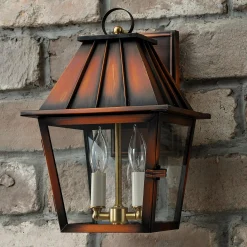 Colonial Metalcrafts Mansard Outdoor Carriage Light - Small