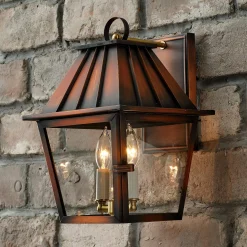 Colonial Metalcrafts Mansard Outdoor Carriage Light - Small