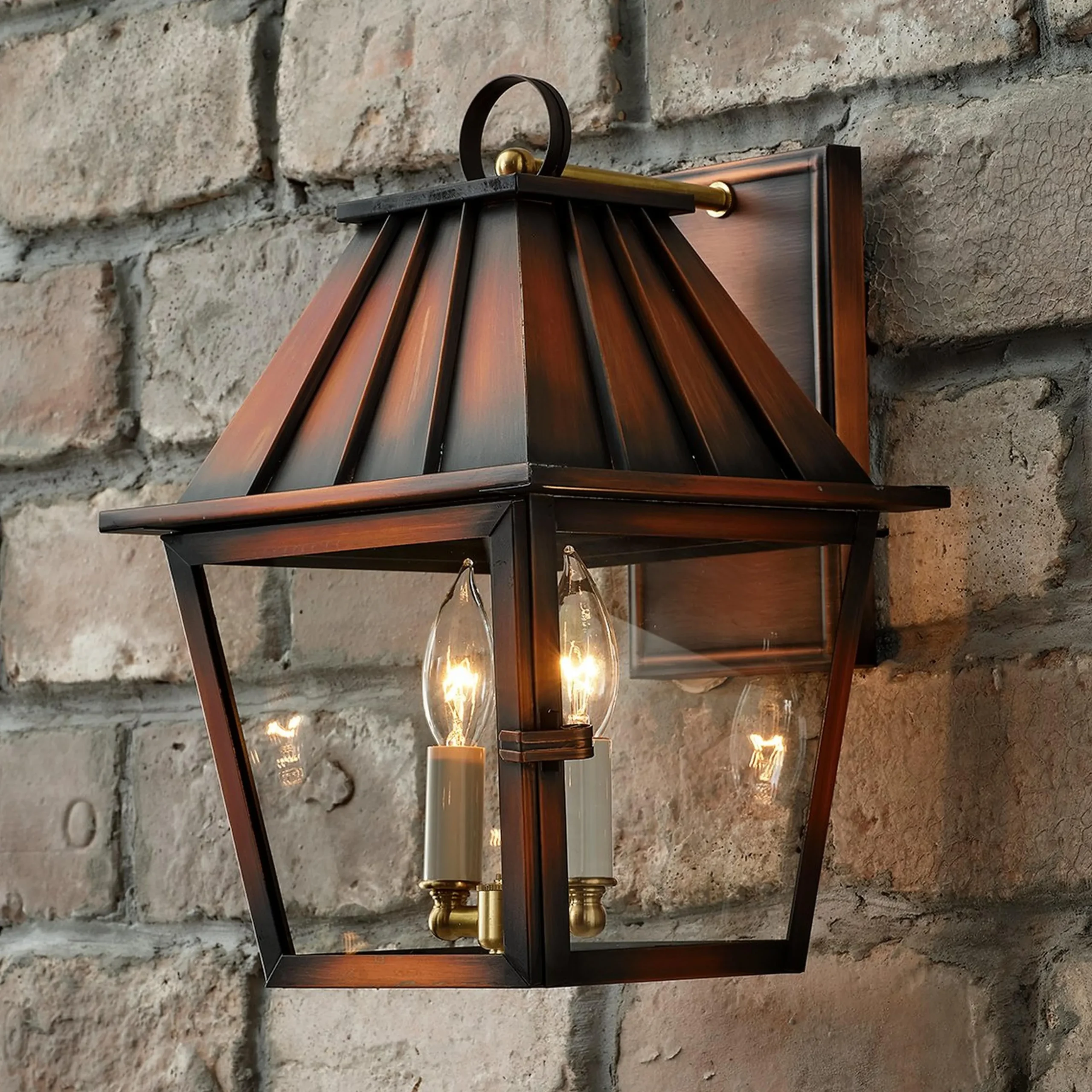 Colonial Metalcrafts Mansard Outdoor Carriage Light - Small