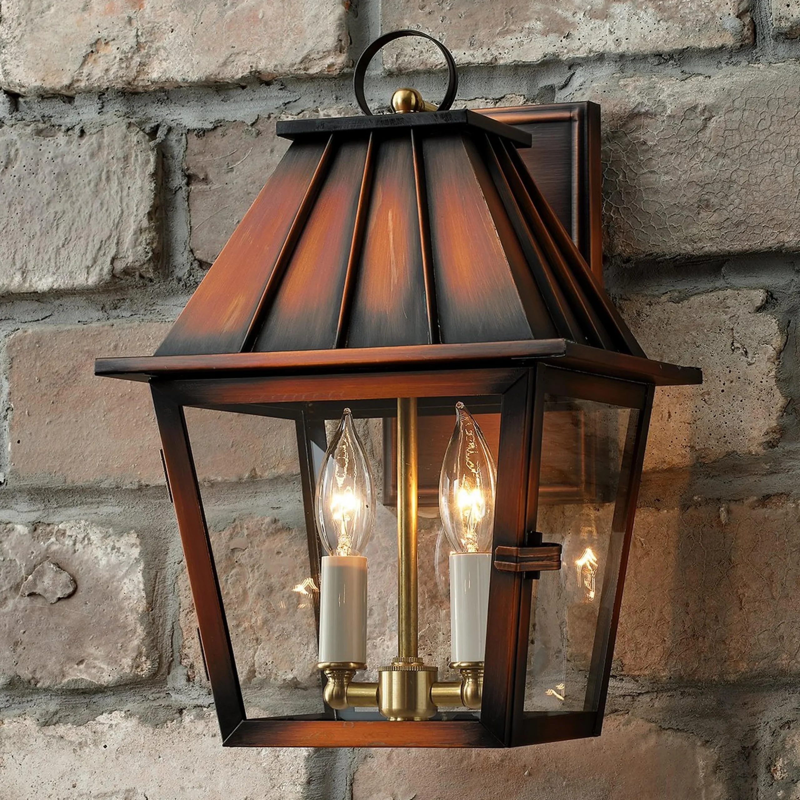 Colonial Metalcrafts Mansard Outdoor Carriage Light - Small
