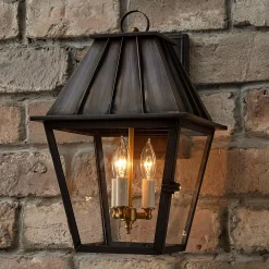 Colonial Metalcrafts Mansard Outdoor Carriage Light - Large
