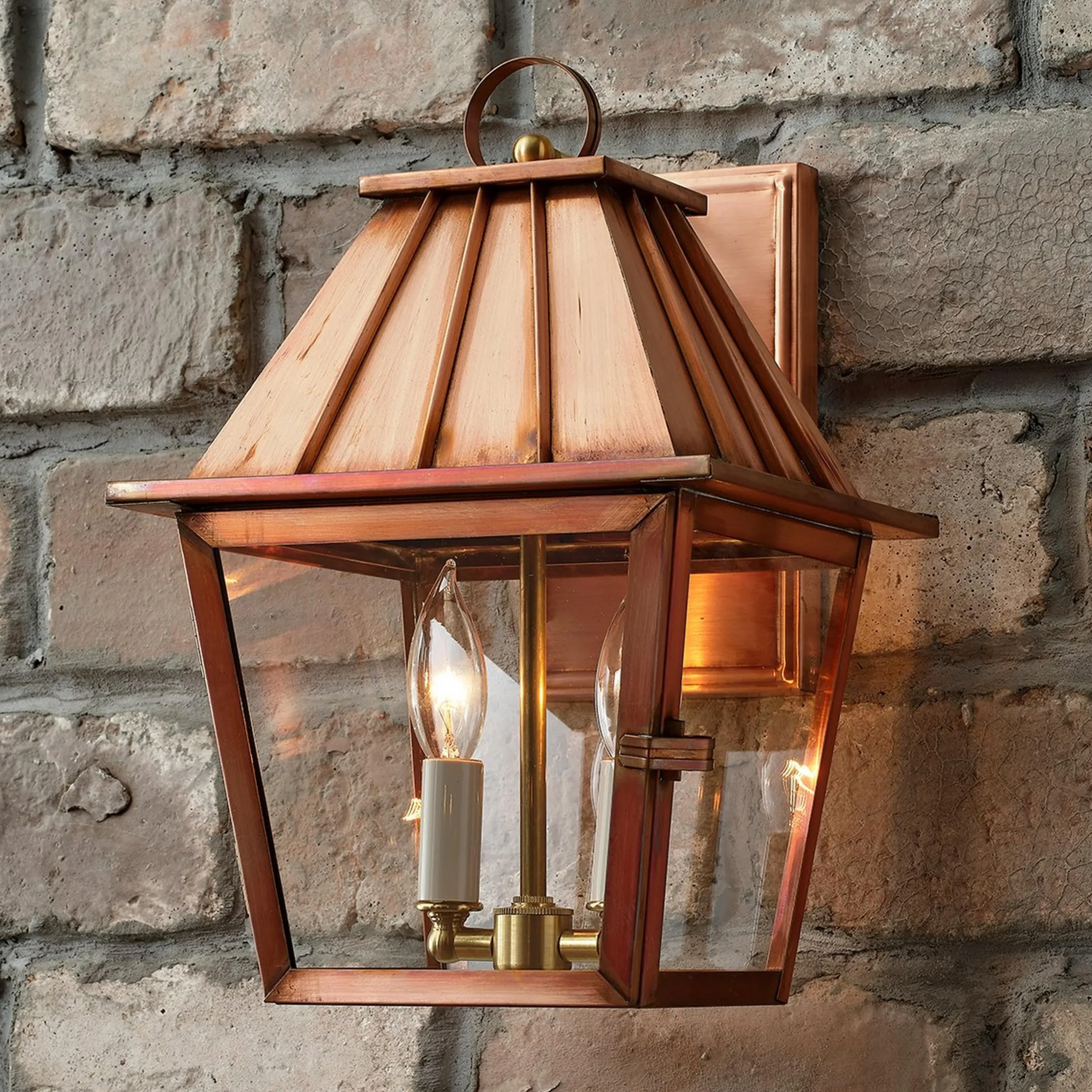 Colonial Metalcrafts Mansard Outdoor Carriage Light - Small