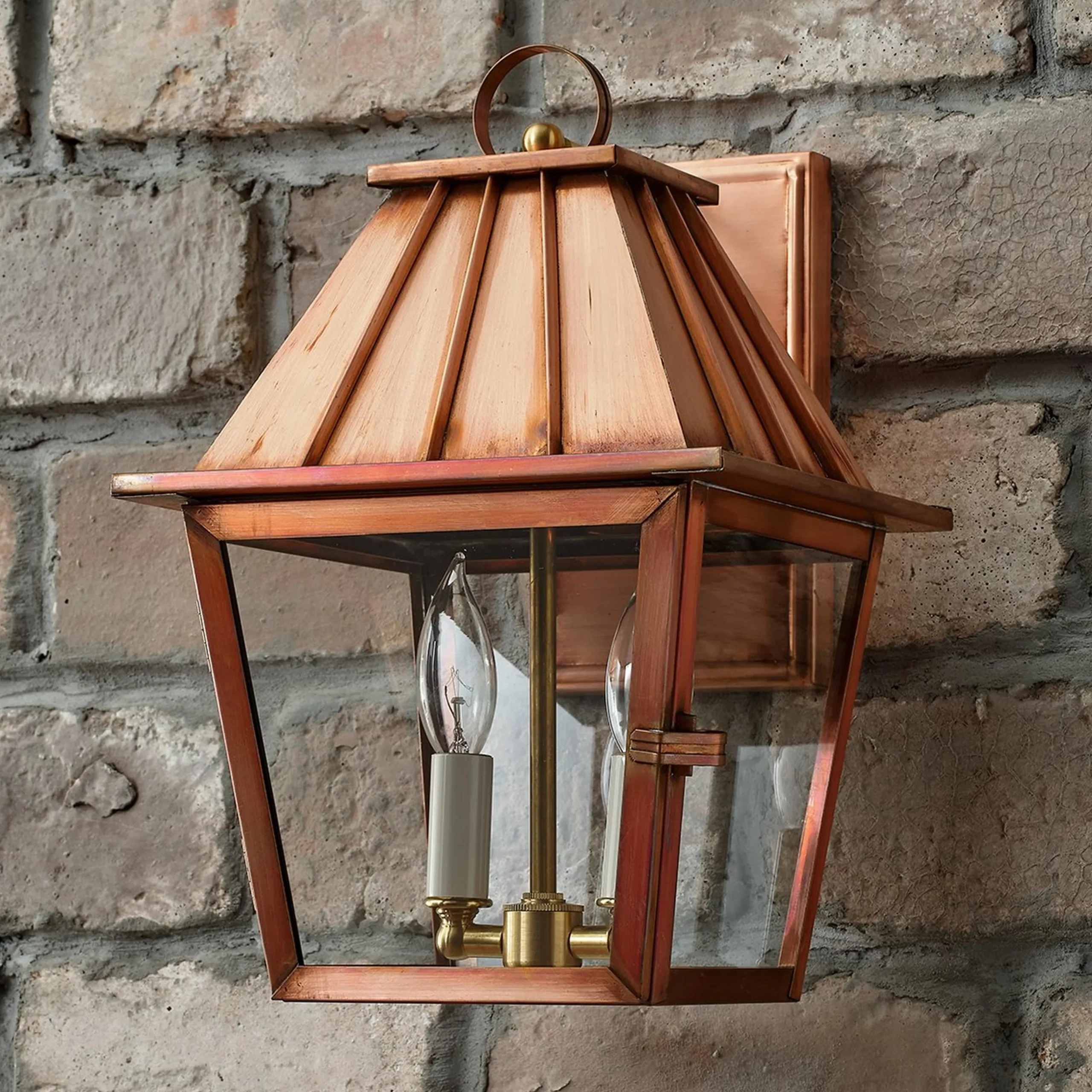 Colonial Metalcrafts Mansard Outdoor Carriage Light - Small