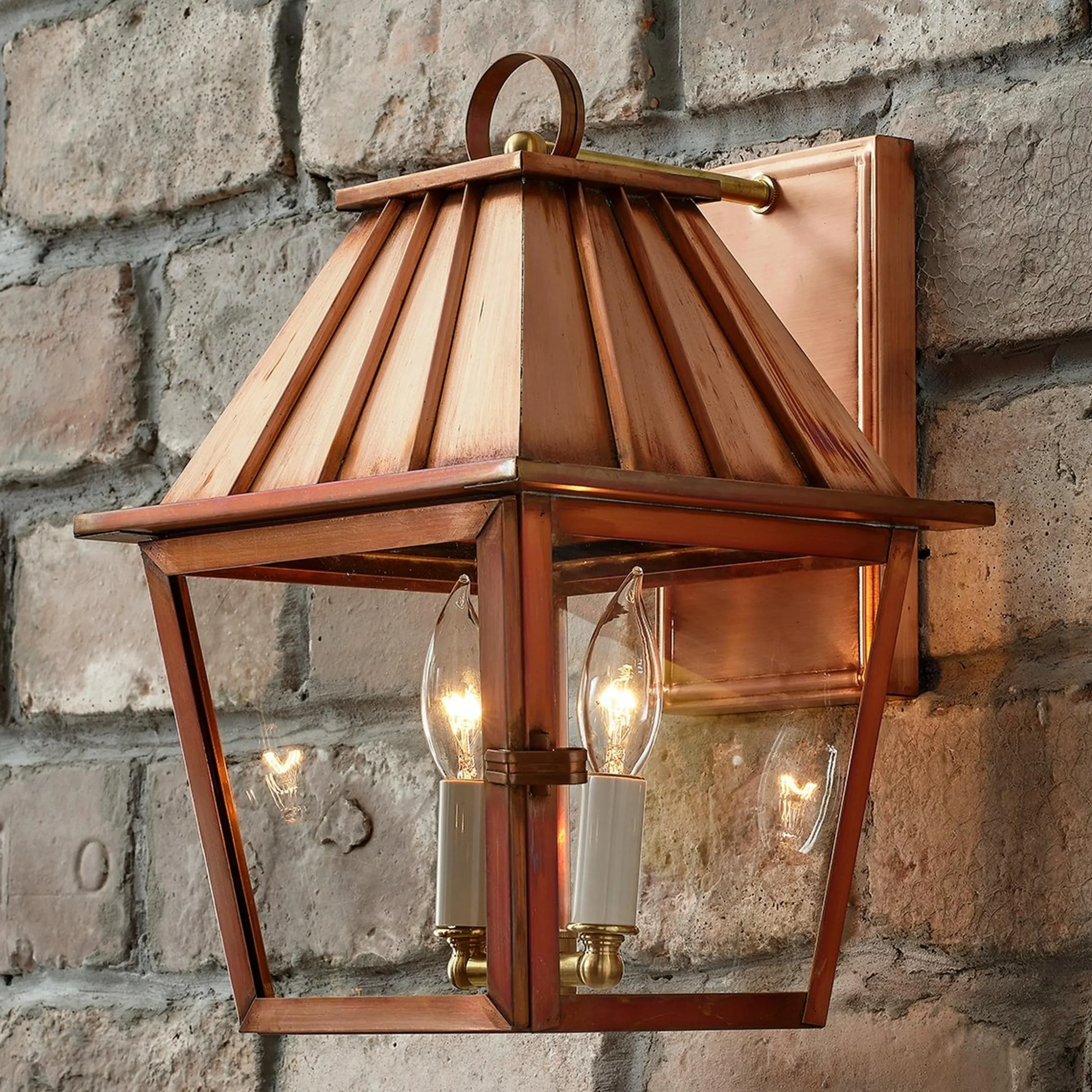 Colonial Metalcrafts Mansard Outdoor Carriage Light - Small