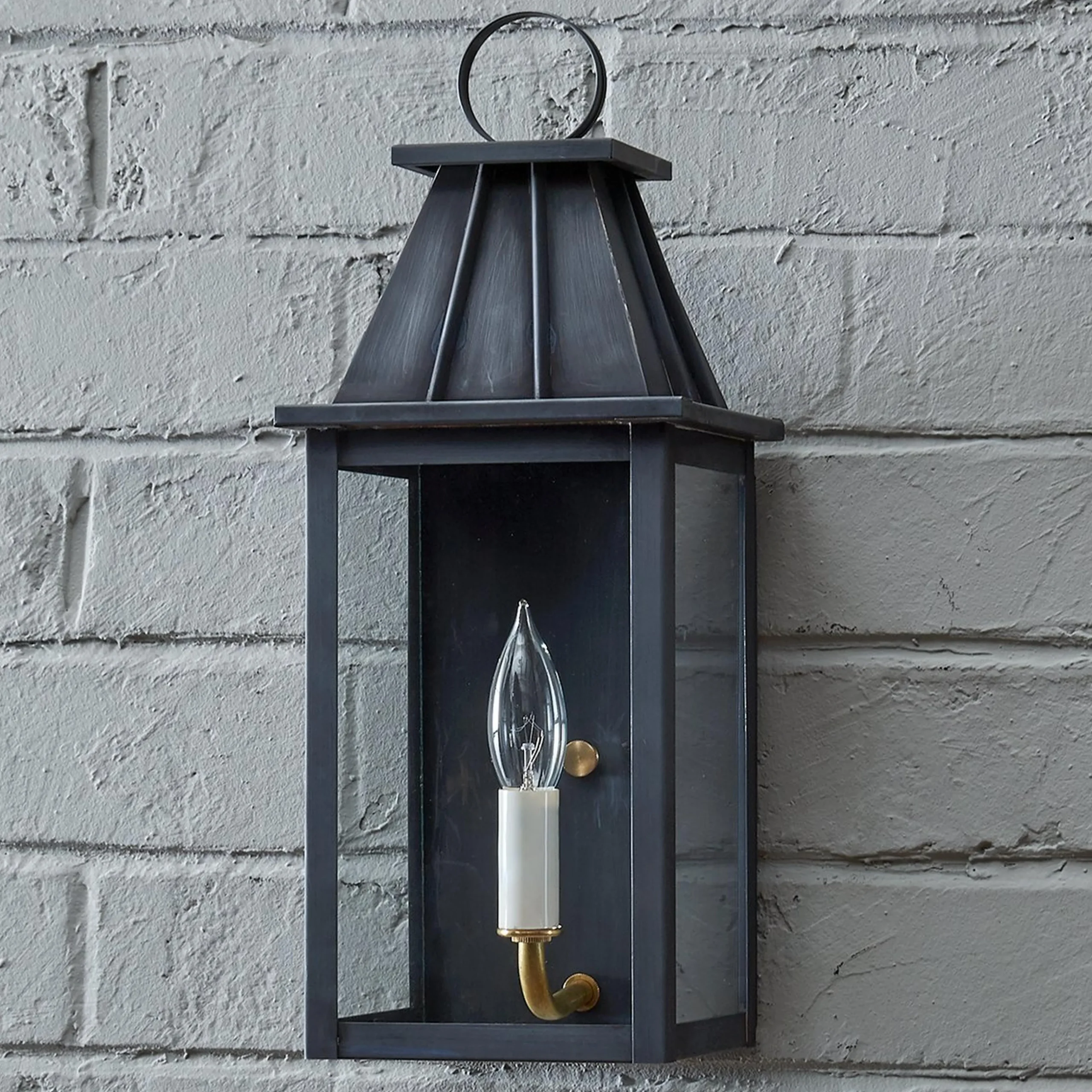 Colonial Metalcrafts Mansard Outdoor Sconce - Small