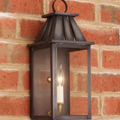 Colonial Metalcrafts Mansard Outdoor Sconce - Small