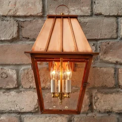 Colonial Metalcrafts Mansard Outdoor Carriage Light - Large