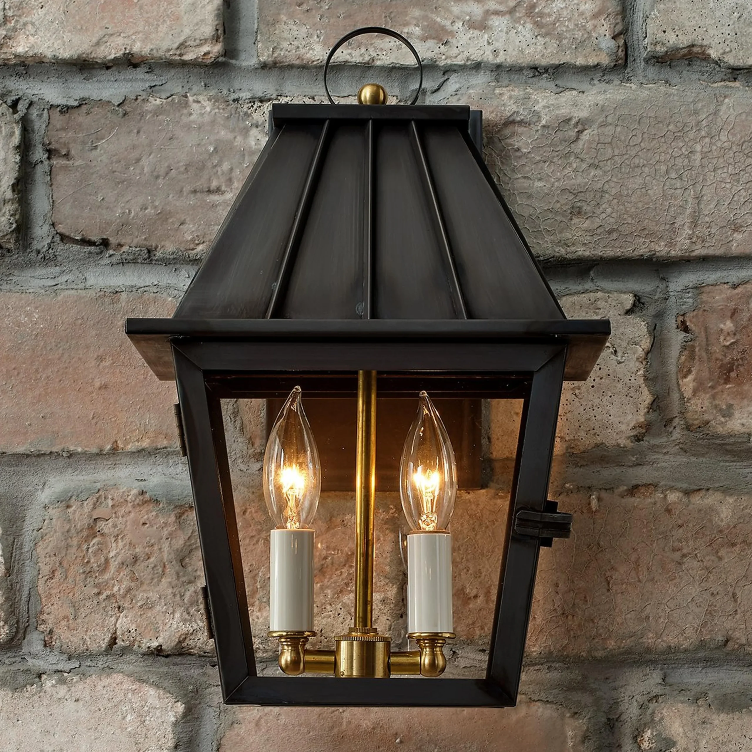Colonial Metalcrafts Mansard Outdoor Carriage Light - Small
