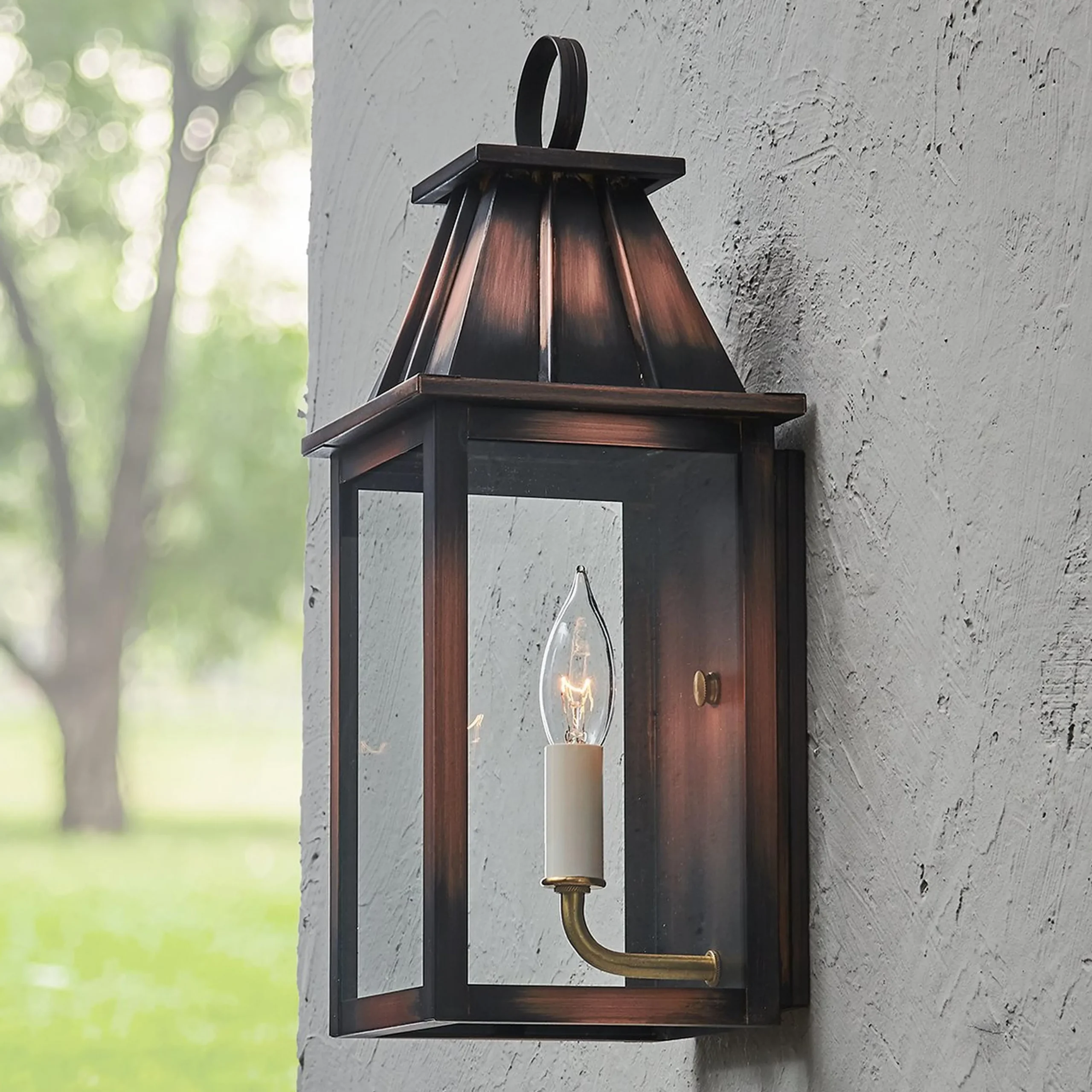 Colonial Metalcrafts Mansard Outdoor Sconce - Small