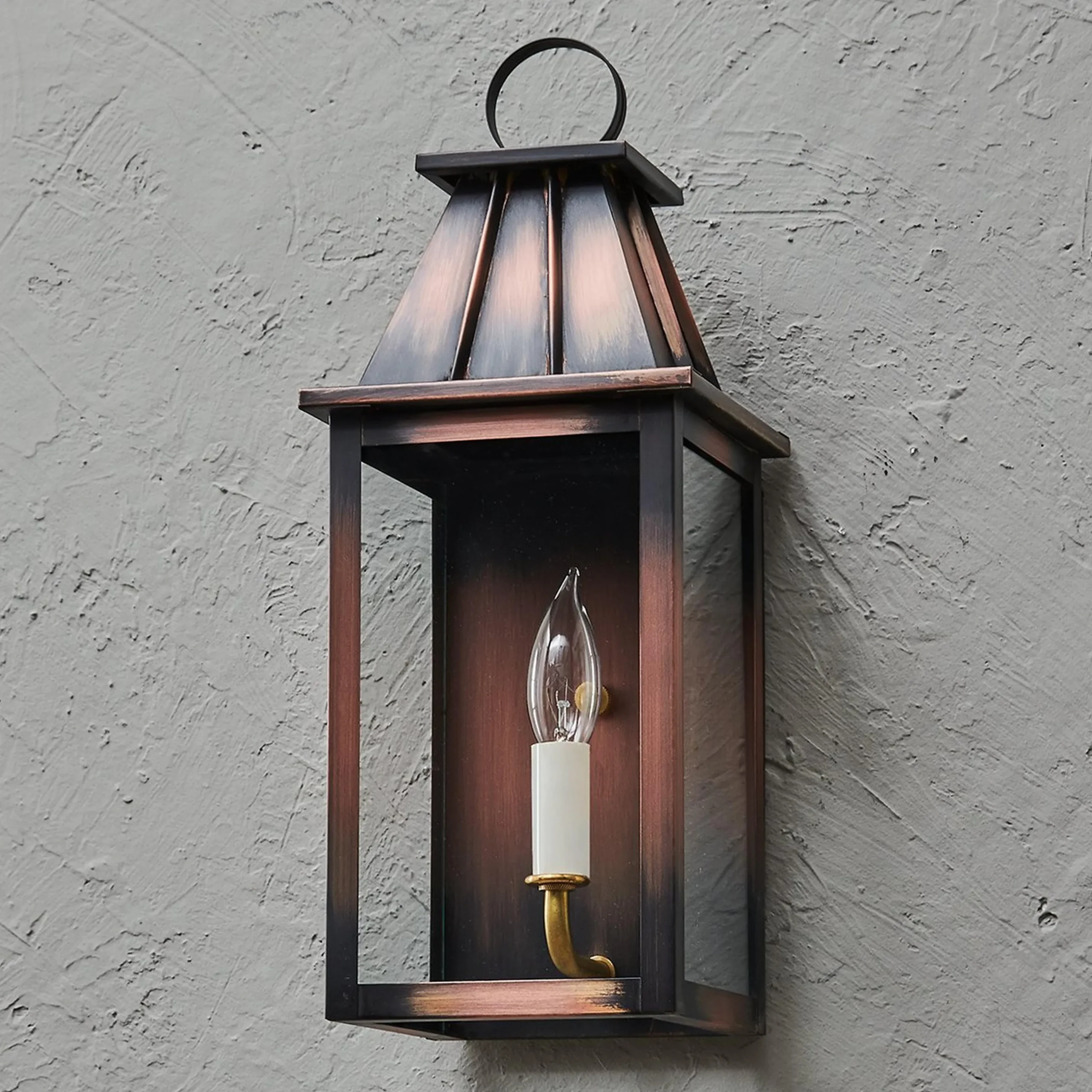 Colonial Metalcrafts Mansard Outdoor Sconce - Small