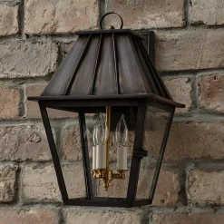 Colonial Metalcrafts Mansard Outdoor Carriage Light - Large