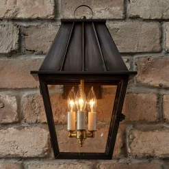 Colonial Metalcrafts Mansard Outdoor Carriage Light - Large
