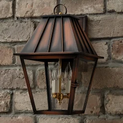 Colonial Metalcrafts Mansard Outdoor Carriage Light - Large
