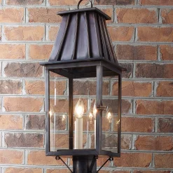 Colonial Metalcrafts Mansard Outdoor Post Light