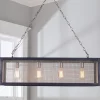 Colonial Metalcrafts Mesh Island Chandelier