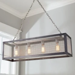 Colonial Metalcrafts Mesh Island Chandelier