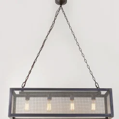 Colonial Metalcrafts Mesh Island Chandelier