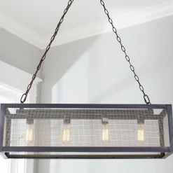 Colonial Metalcrafts Mesh Island Chandelier