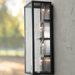 Colonial Metalcrafts Modern Shelf Outdoor Sconce