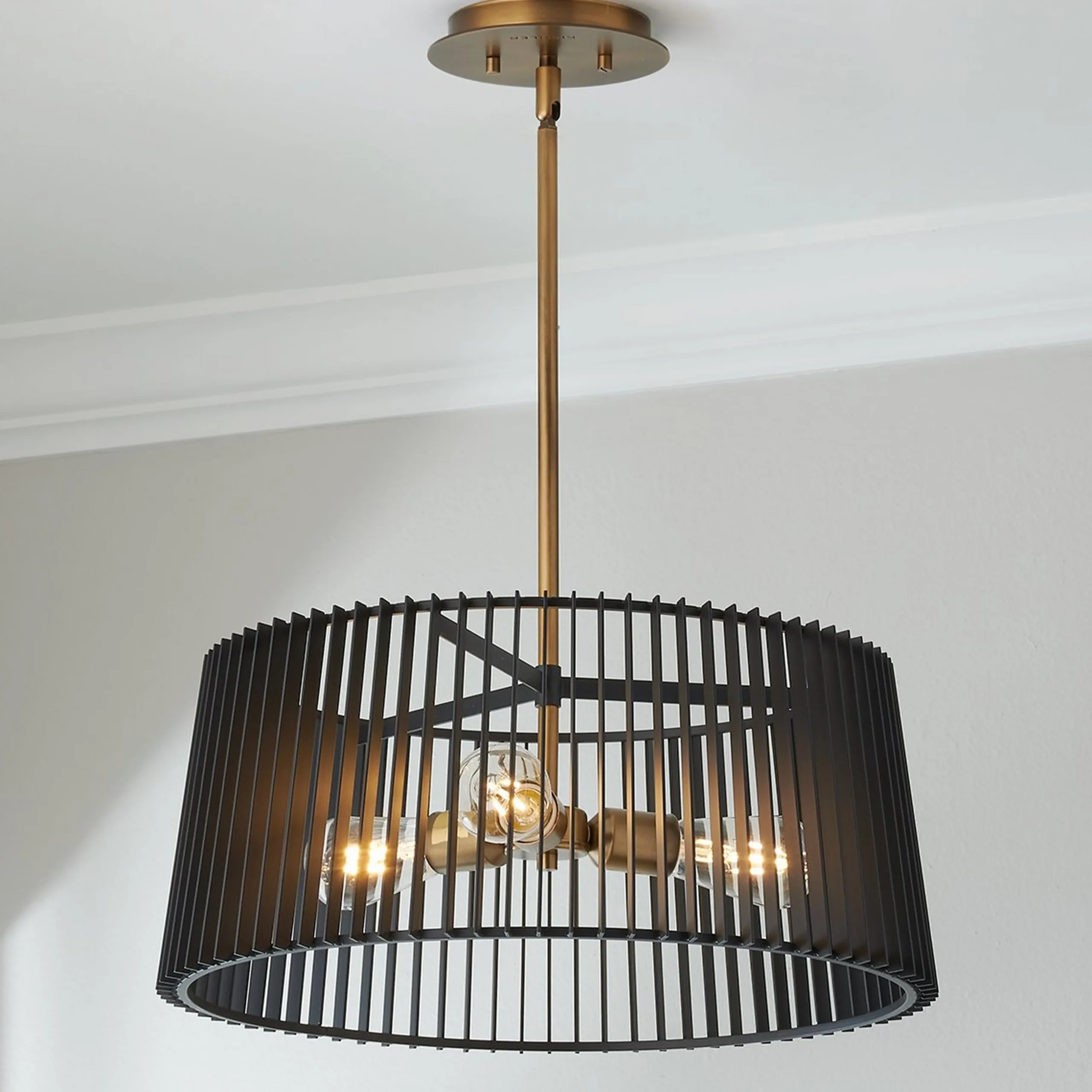 Concertina Convertible Semi-Flush Ceiling Light