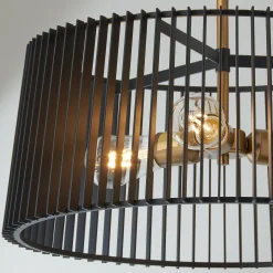Concertina Convertible Semi-Flush Ceiling Light